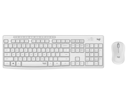 Zestaw (Mysz + Klawiatura) Logitech MK295 Silent Wireless biały